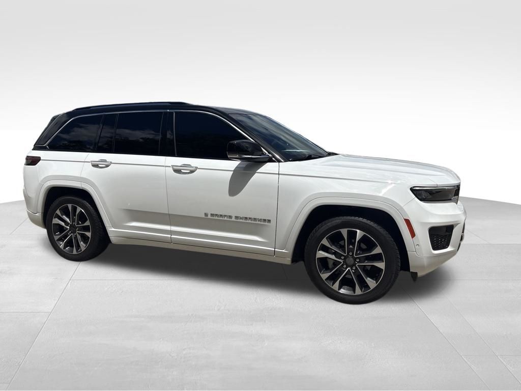 2022 Jeep Grand Cherokee Overland White at Klick Lewis Buick Chevrolet
