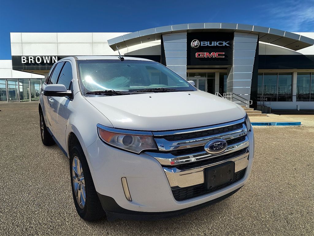Oxford White 2014 Ford Edge SEL SUV / Crossover Front-Wheel Drive 6-Speed Automatic
