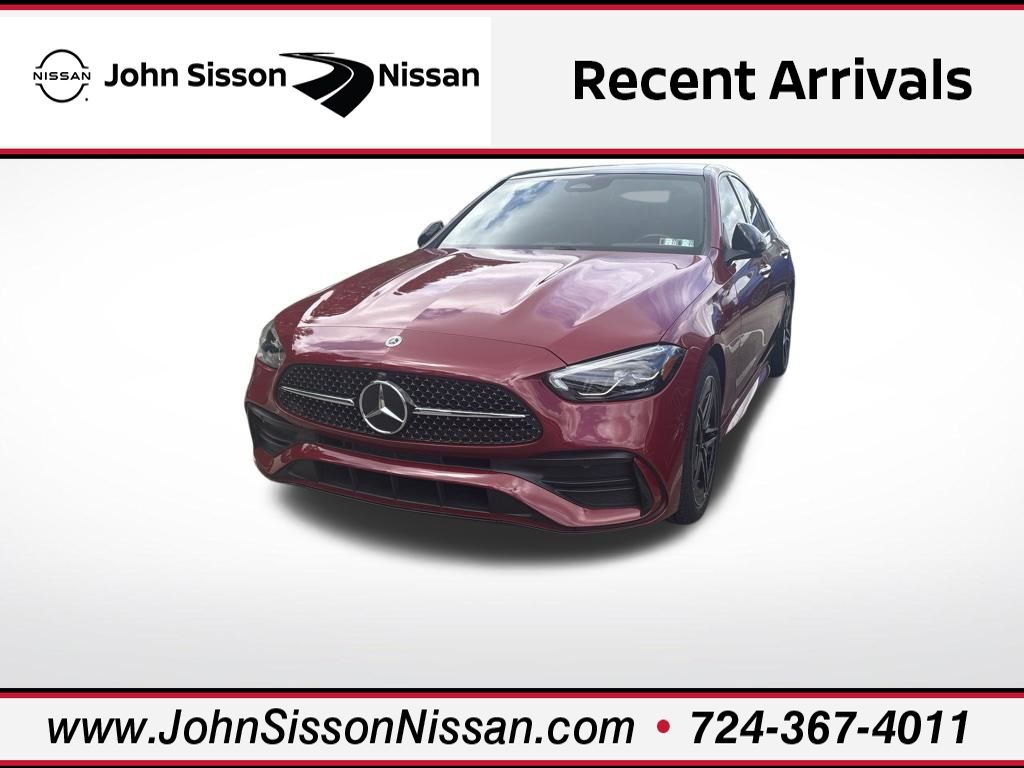 MANUFAKTUR Patagonia Red Metallic 2024 Mercedes-Benz C-Class C 300 4MATIC Sedan All-Wheel Drive 9-Speed Automatic
