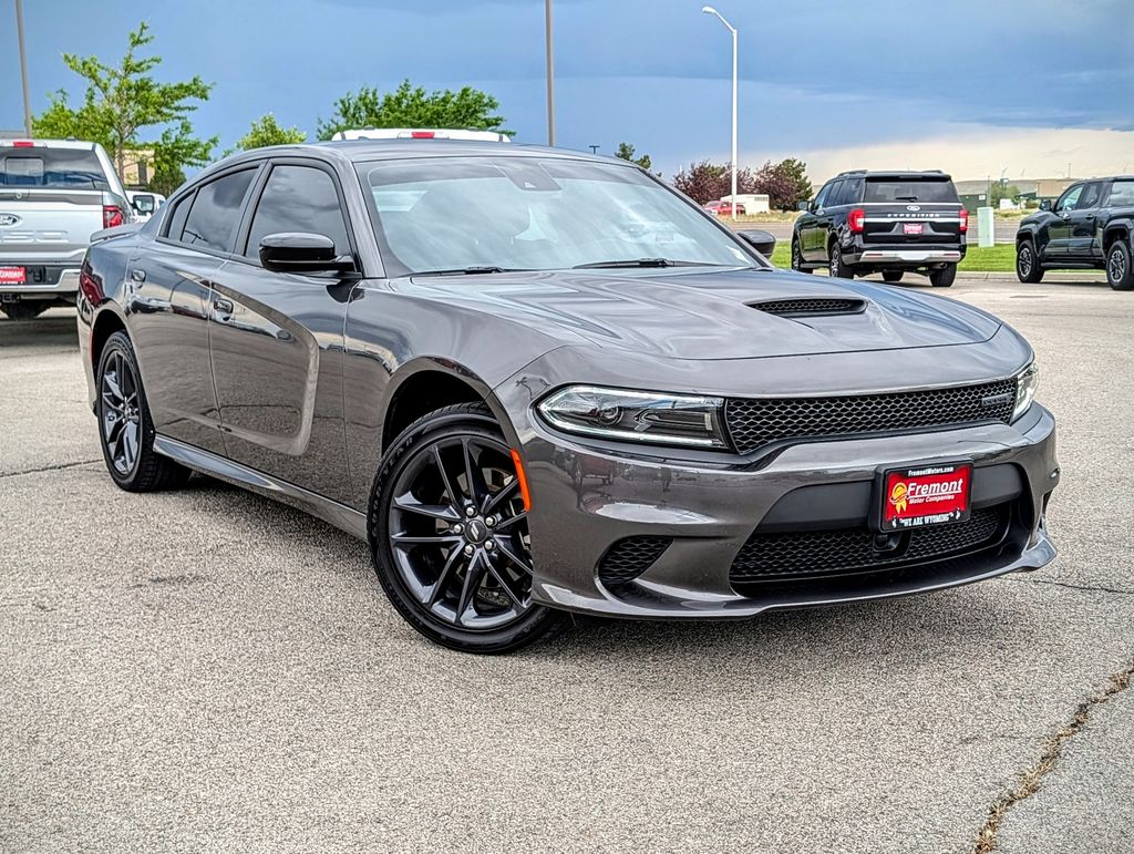 Gray (Granite Crystal Metallic Clearcoat) 2023 Dodge Charger Sedan All-Wheel Drive 8-Speed Automatic