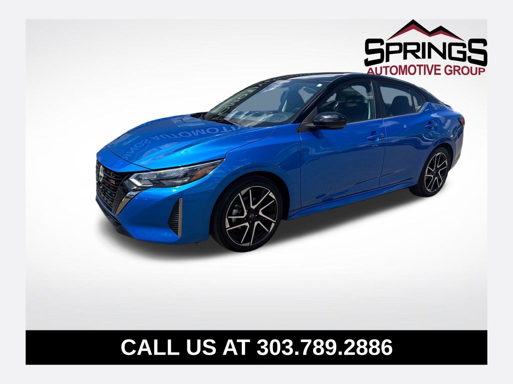 Electric Blue Metallic 2025 Nissan Sentra Sedan Front-Wheel Drive Continuously Variable Transmission
