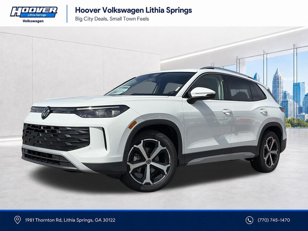 Pure White 2026 Volkswagen Tiguan SUV / Crossover Front-Wheel Drive 8-Speed Automatic