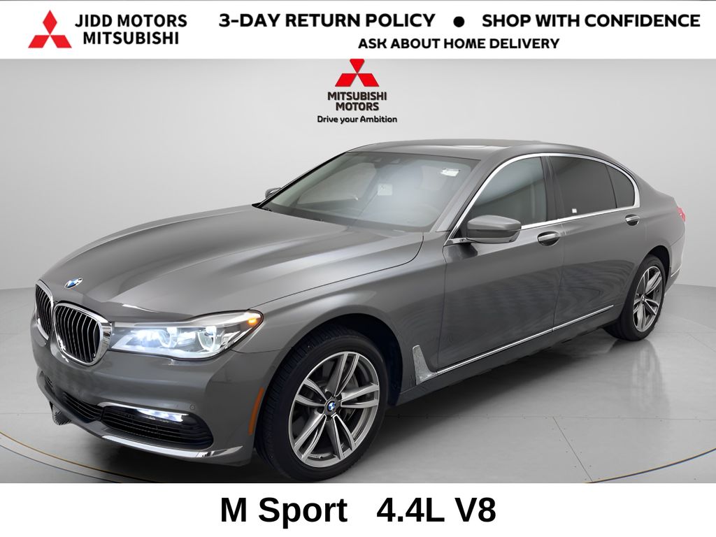 Gray Metallic 2016 BMW 7 Series Sedan All-Wheel Drive 8-Speed Automatic