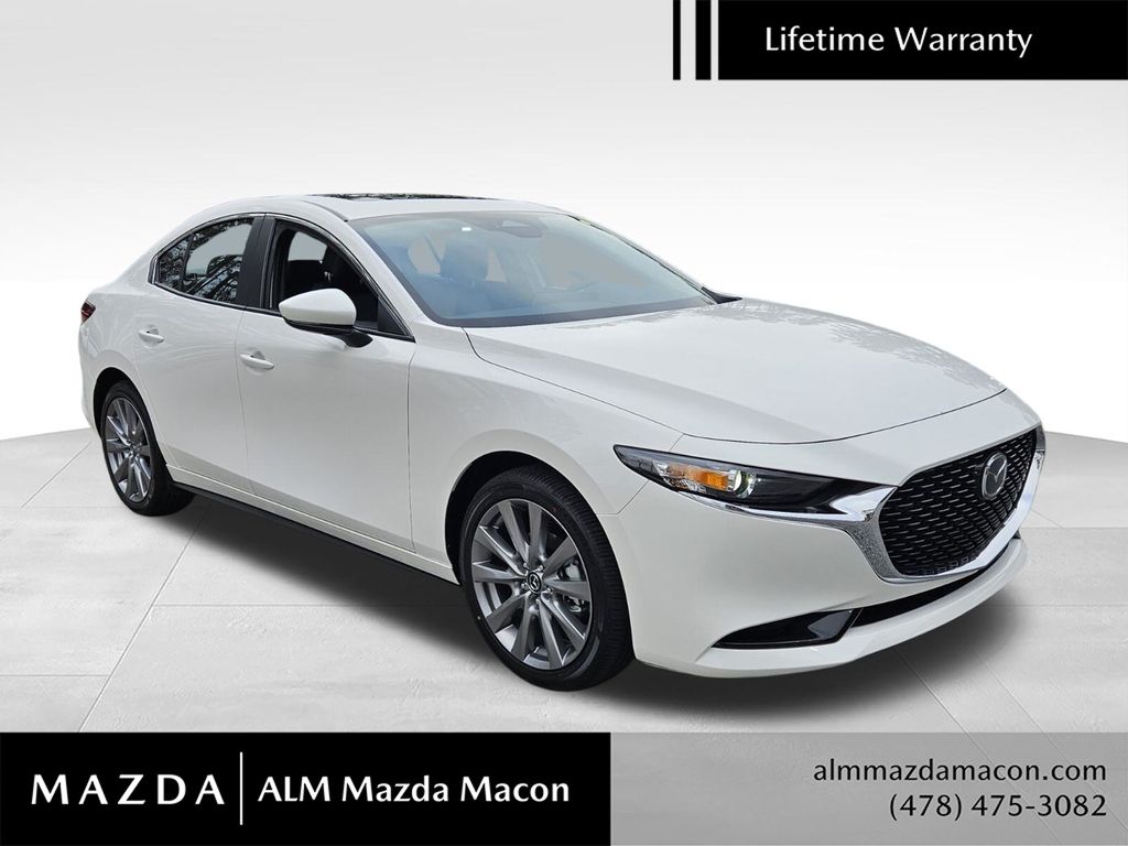 Snowflake White Pearl Mica 2026 Mazda MAZDA3 Sedan Front-Wheel Drive 6-Speed Automatic