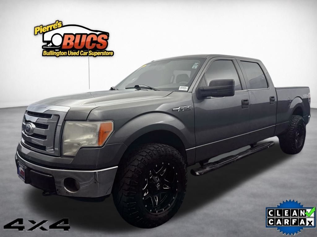 Sterling Gray Metallic 2010 Ford F-150 XLT SuperCrew 4WD Pickup Truck Four-Wheel Drive 6-Speed Automatic