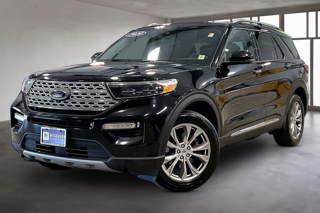 Agate Black Metallic 2020 Ford Explorer SUV / Crossover All-Wheel Drive Automatic