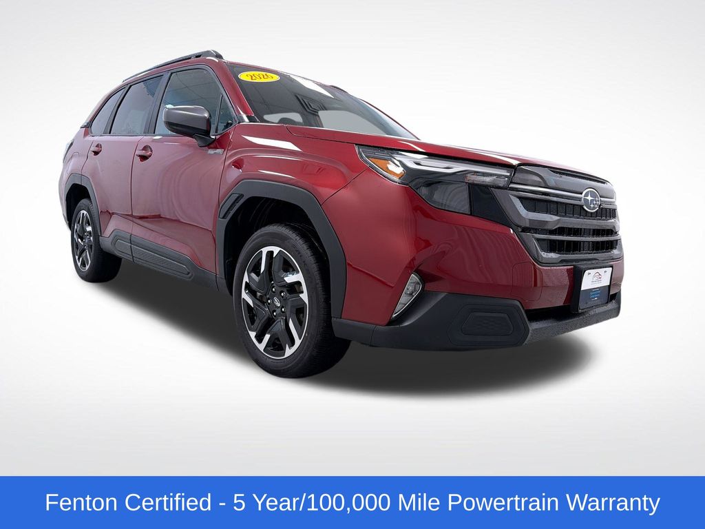 Crimson Red Pearl 2026 Subaru Forester Hybrid SUV / Crossover All-Wheel Drive Continuously Variable Transmission