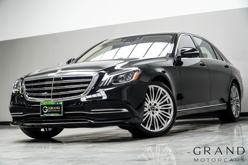 Black 2019 Mercedes-Benz S-Class S 560 4MATIC AWD Sedan All-Wheel Drive 9-Speed Automatic