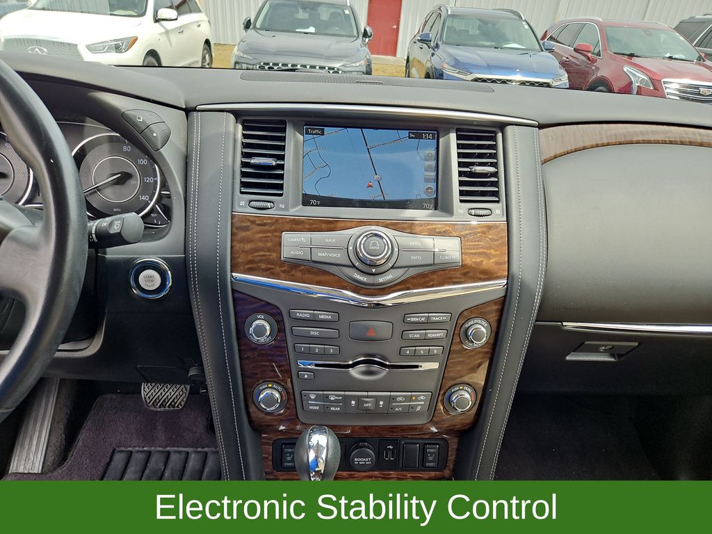 2019 Nissan Armada SL Premium w/ Nav Sunroof & 3rd Row Blue at Bob Mills Chevrolet