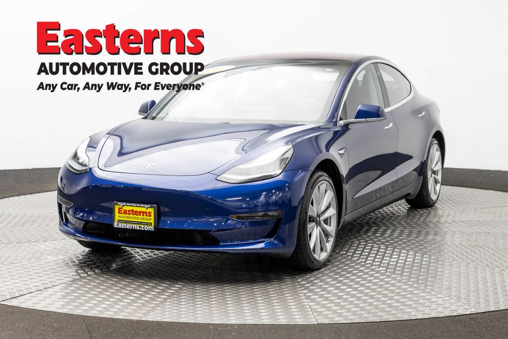 Blue 2018 Tesla Model 3 1-Speed Automatic