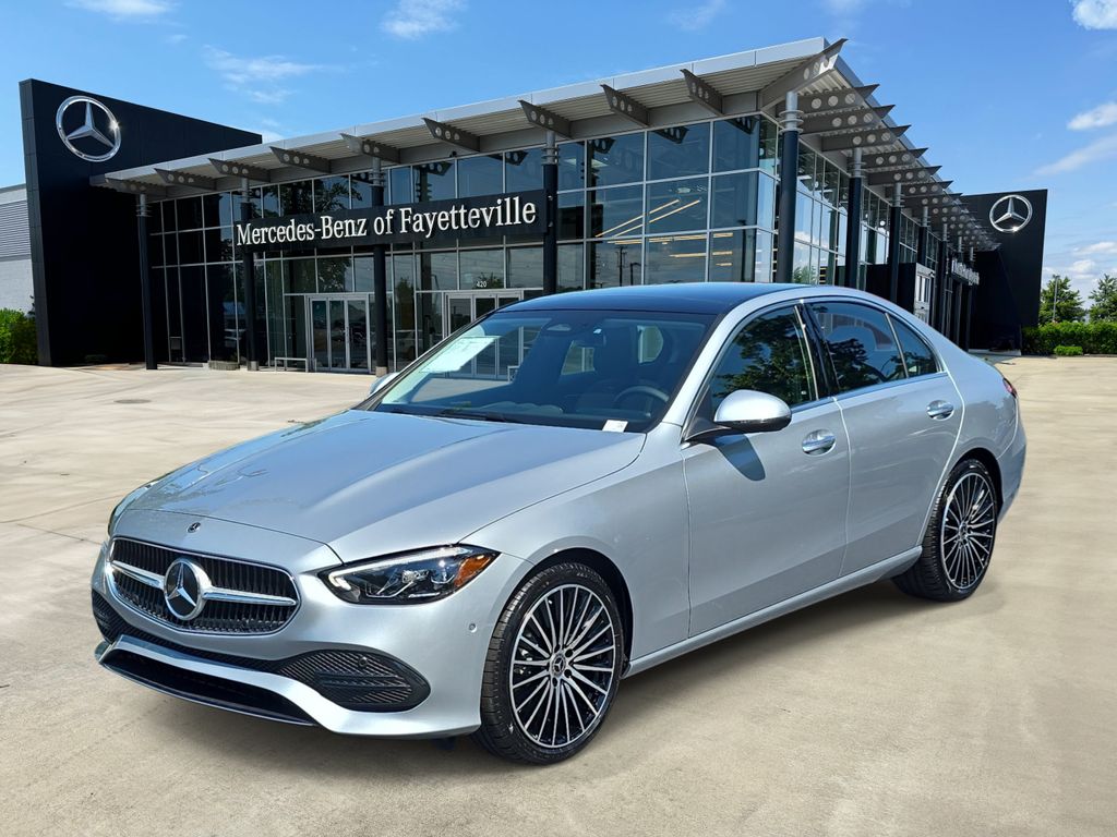 Silver 2026 Mercedes-Benz C-Class Sedan Rear-Wheel Drive 9-Speed Automatic