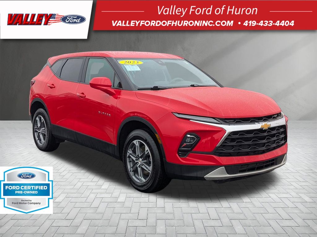 Red Hot 2023 Chevrolet Blazer 2LT FWD SUV / Crossover Front-Wheel Drive 9-Speed Automatic Overdrive