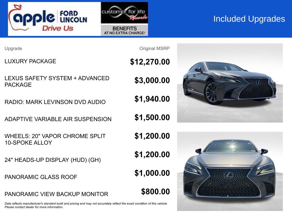 2018 Lexus LS 500 