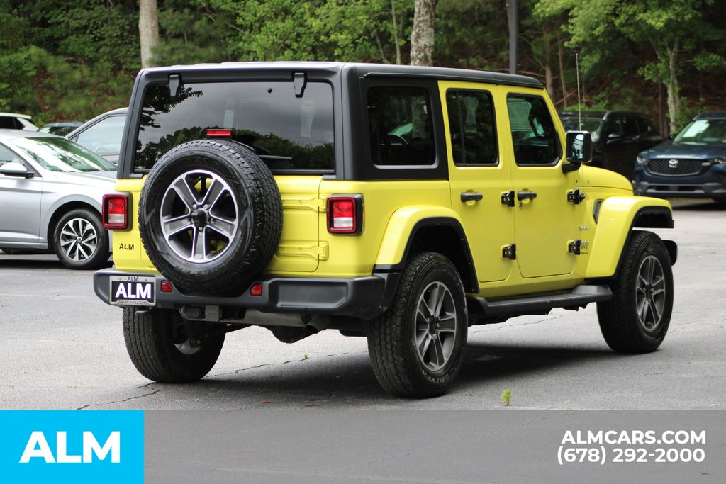 Used 2023 Yellow Jeep Sahara image 5