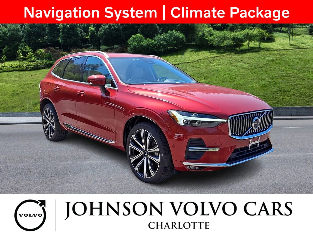 Fusion Red Metallic 2023 Volvo XC60 B6 Ultimate Bright Theme AWD SUV / Crossover All-Wheel Drive Automatic
