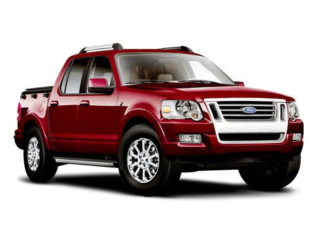 Silver 2008 Ford Explorer Sport Trac Pickup Truck 4X2 5-Speed Automatic