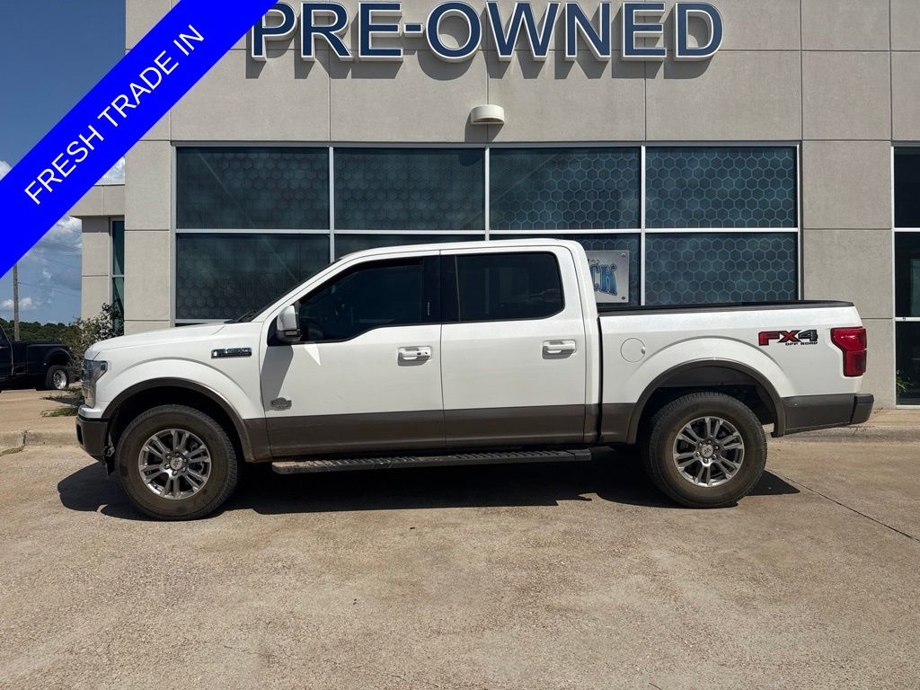 White Metallic 2020 Ford F-150 Pickup Truck Four-Wheel Drive Automatic