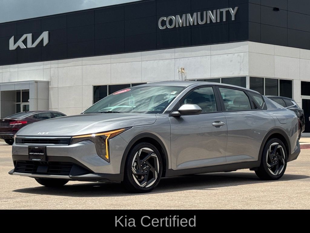 Steel Gray 2025 Kia K4 Sedan Front-Wheel Drive Continuously Variable Transmission