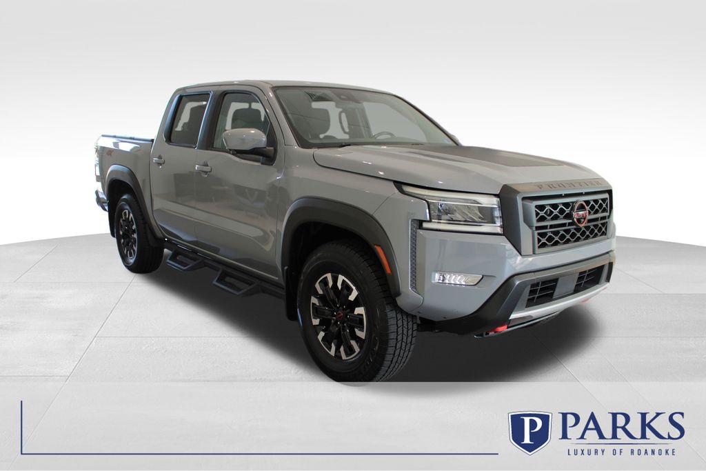 Boulder Gray Pearl 2022 Nissan Frontier Pickup Truck Four-Wheel Drive 9-Speed Automatic