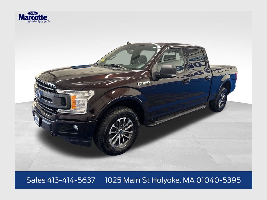 Red / Maroon 2020 Ford F-150 XLT SuperCrew LB 4WD Pickup Truck Four-Wheel Drive Automatic