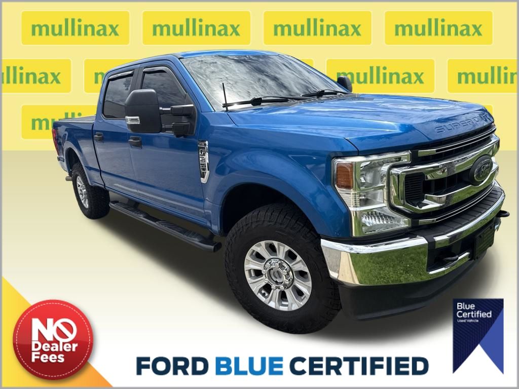 Velocity Blue Metallic 2020 Ford F-250 Super Duty XL Crew Cab 4WD Pickup Truck Four-Wheel Drive 6-Speed Automatic