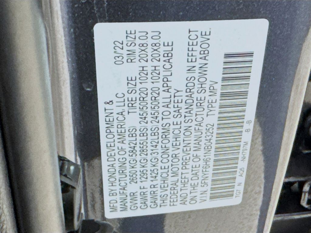 Used Car 2022 Honda Pilot  Touring For Sale Under $30,000 In Austin, Texas