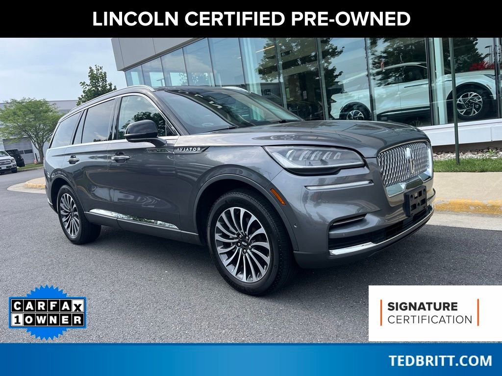 Gray Metallic 2023 Lincoln Aviator SUV / Crossover All-Wheel Drive Automatic