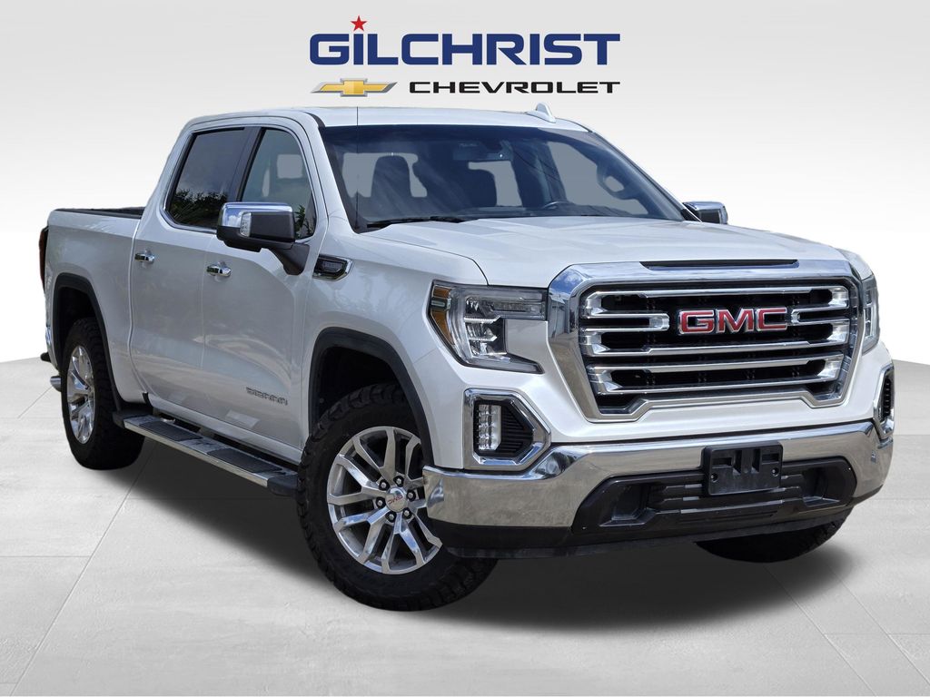 White Frost Tricoat 2019 GMC Sierra 1500 Pickup Truck 4X2 8-Speed Automatic