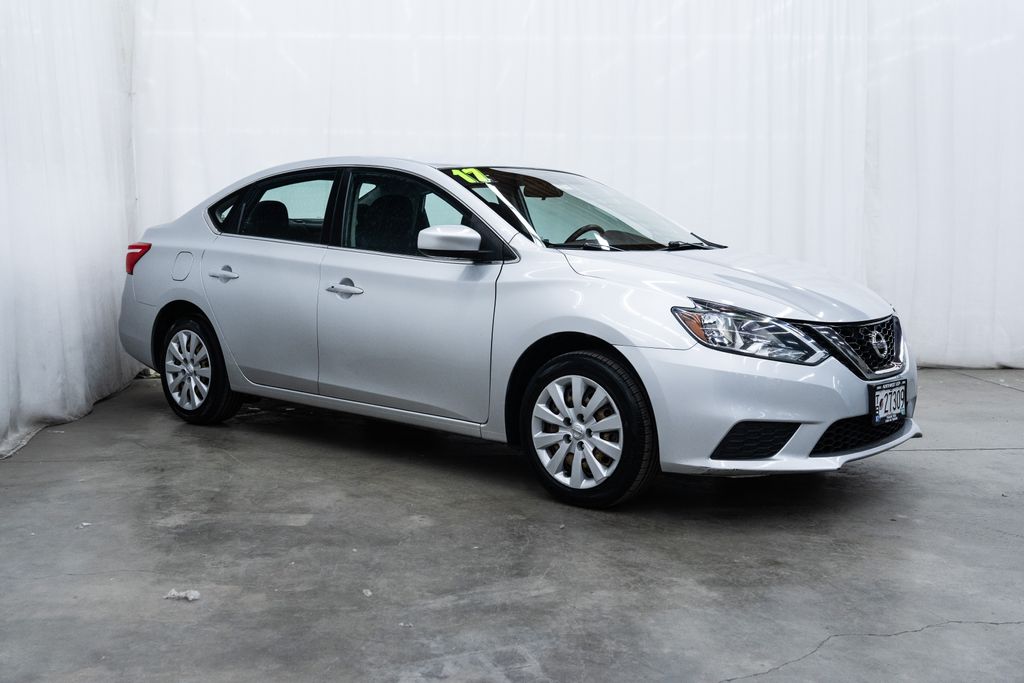 Brilliant Silver 2017 Nissan Sentra SV Sedan Front-Wheel Drive Continuously Variable Transmission