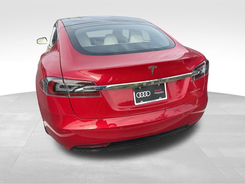 2020 Red Multi-Coat Tesla Model S Long Range AWD Hatchback