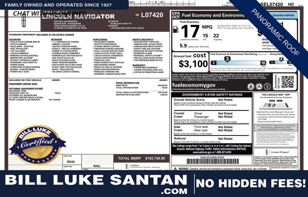 2025 Lincoln Navigator Reserve 4WD