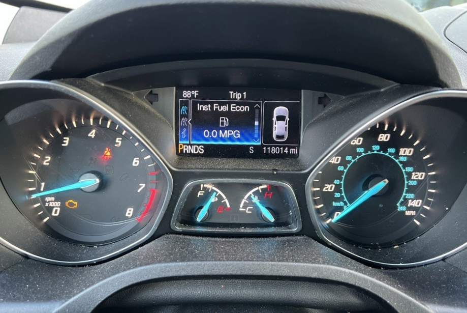 2016 Shadow Black Ford Escape S FWD SUV