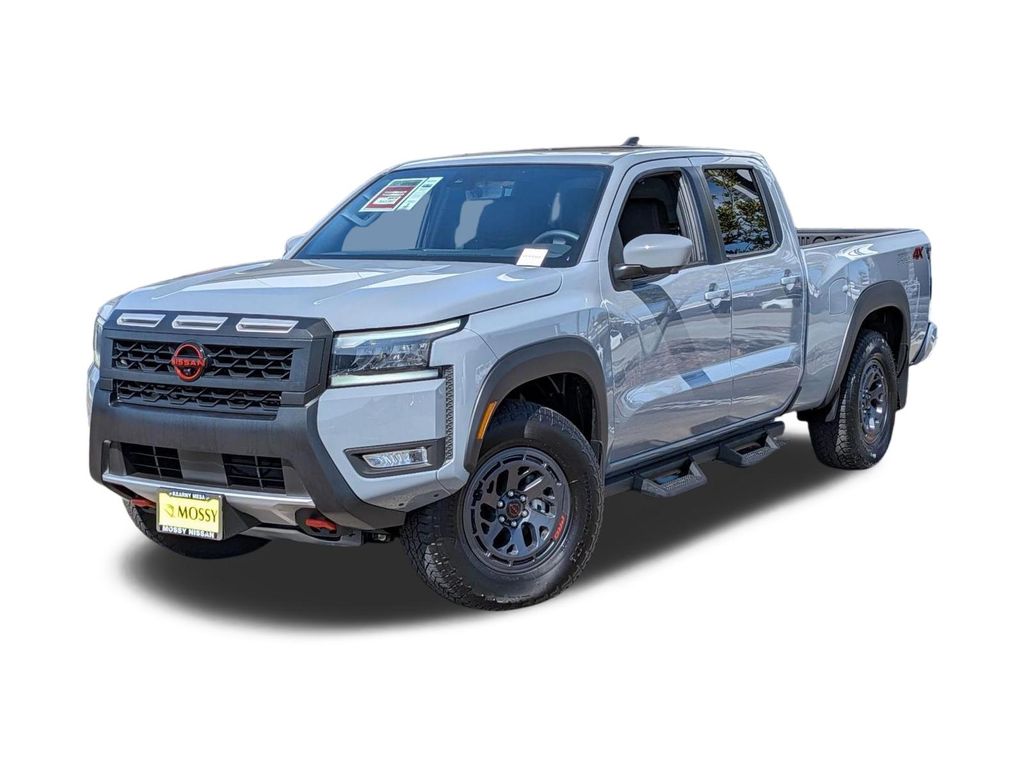 Boulder Gray Pearl 2026 Nissan Frontier PRO-4X Crew Cab LB 4WD Pickup Truck Four-Wheel Drive 9-Speed Automatic Overdrive
