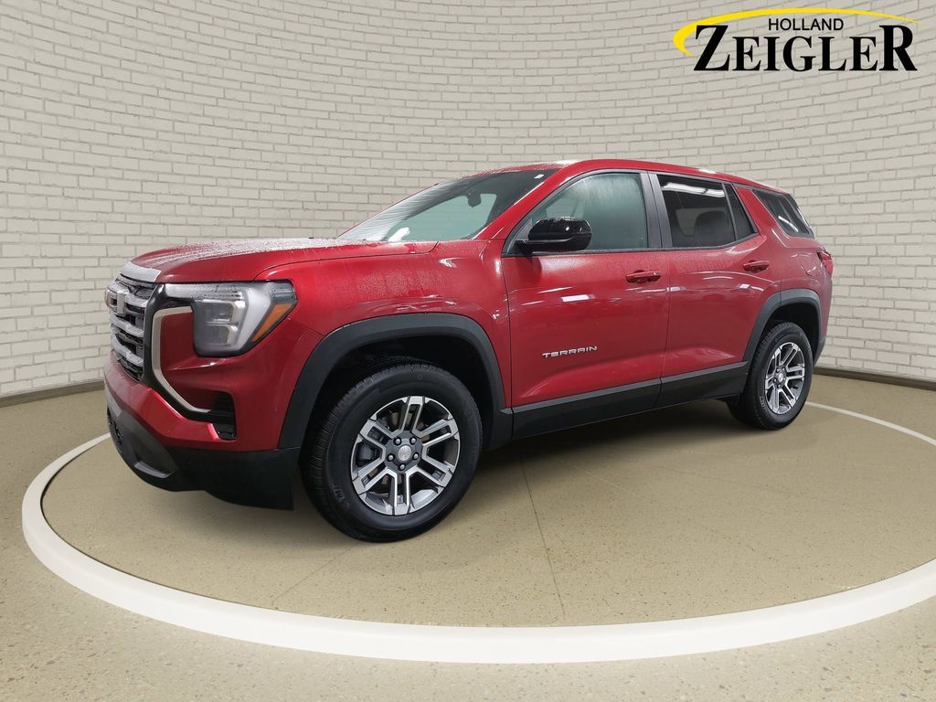 Volcanic Red Tintcoat 2026 GMC Terrain SUV / Crossover Four-Wheel Drive 8-Speed Automatic Overdrive