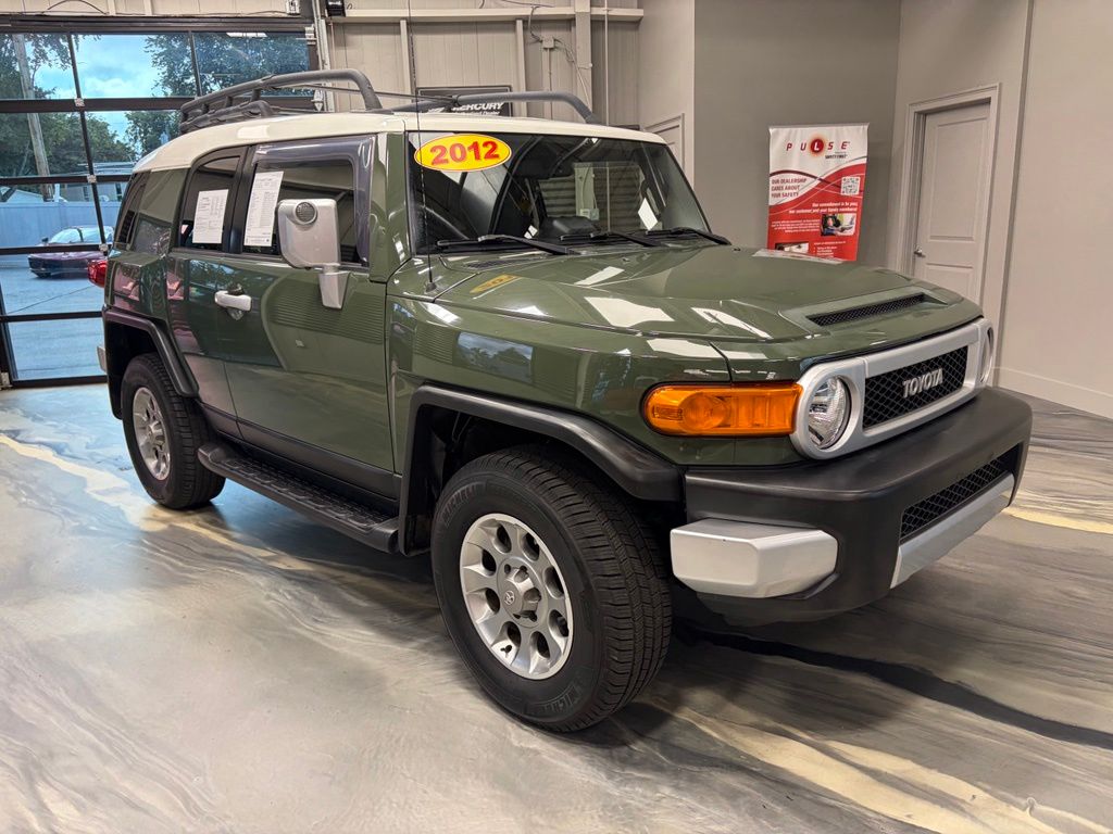 Army Green 2012 Toyota FJ Cruiser SUV / Crossover Four-Wheel Drive 5-Speed Automatic