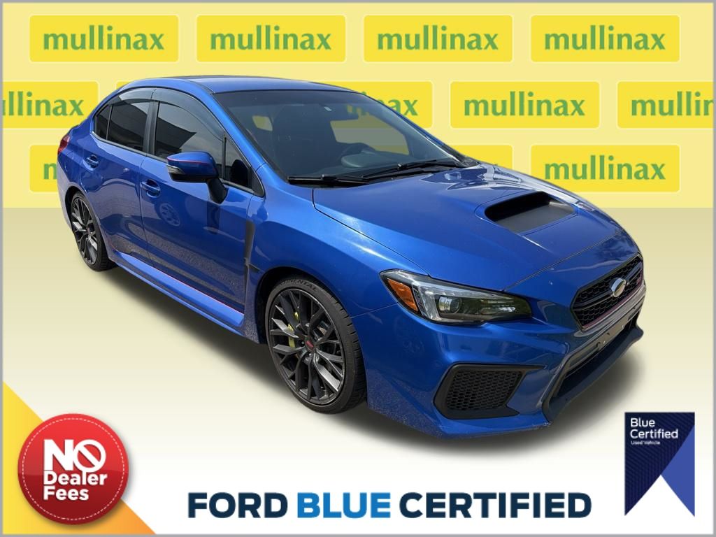WR Blue Pearl 2018 Subaru WRX STI Sedan All-Wheel Drive 6-Speed Manual