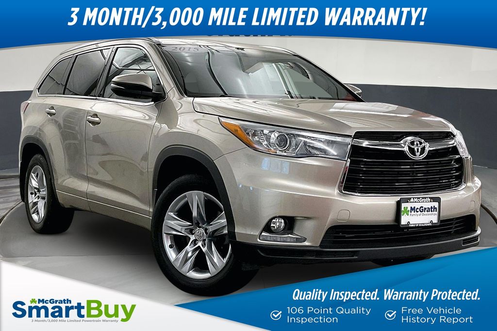 Creme Brulee 2015 Toyota Highlander Limited AWD SUV / Crossover All-Wheel Drive 6-Speed Automatic Overdrive