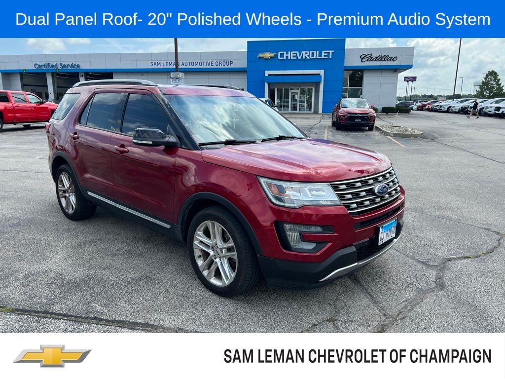 Ruby Red Metallic 2016 Ford Explorer SUV / Crossover All-Wheel Drive 6-Speed Automatic
