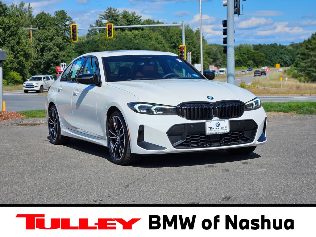 Alpine White 2024 BMW 3 Series Sedan All-Wheel Drive 8-Speed Automatic