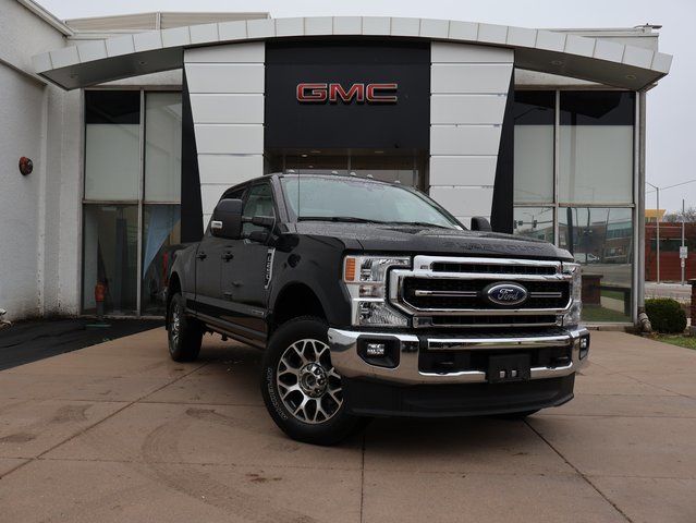 Black 2020 Ford F-250 Super Duty Lariat Crew Cab 4WD Pickup Truck Four-Wheel Drive Automatic