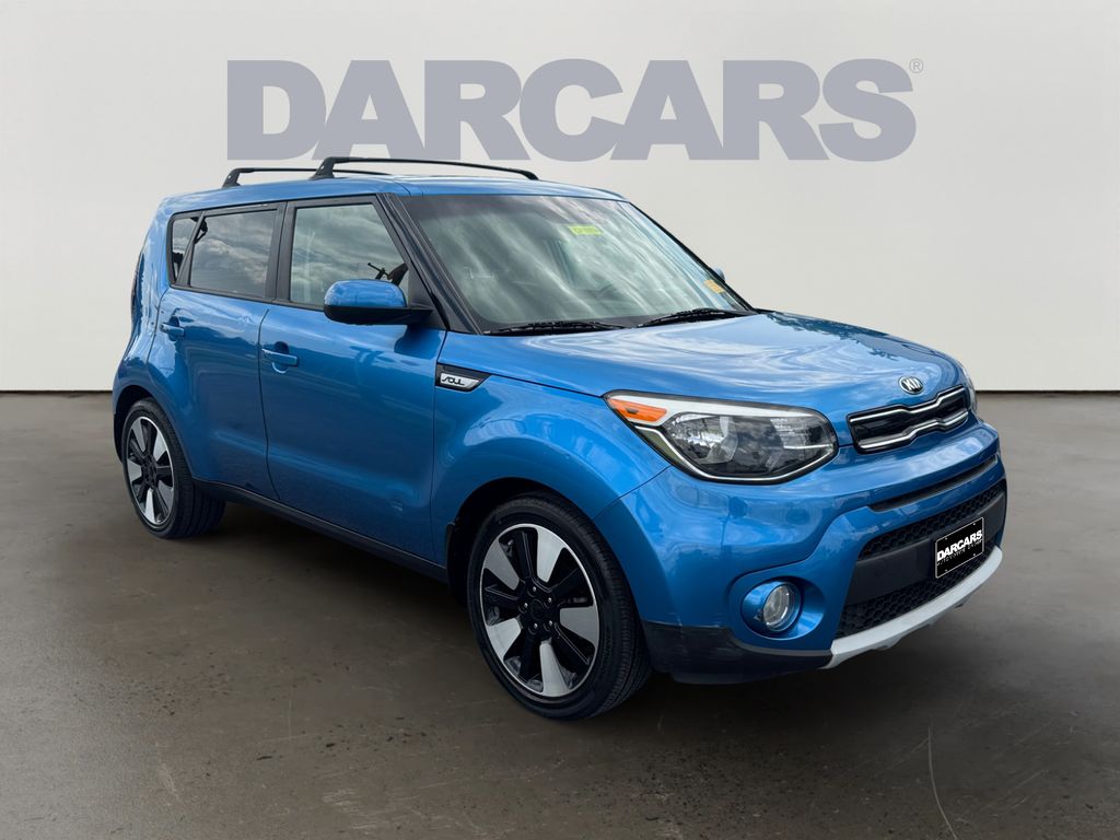 Caribbean Blue 2019 Kia Soul Wagon Front-Wheel Drive 6-Speed Automatic