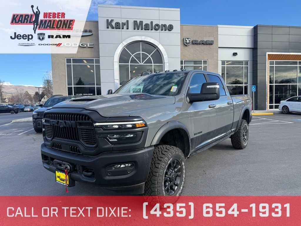 Ceramic Gray Clearcoat 2026 RAM 2500 Pickup Truck Four-Wheel Drive 8-Speed Automatic