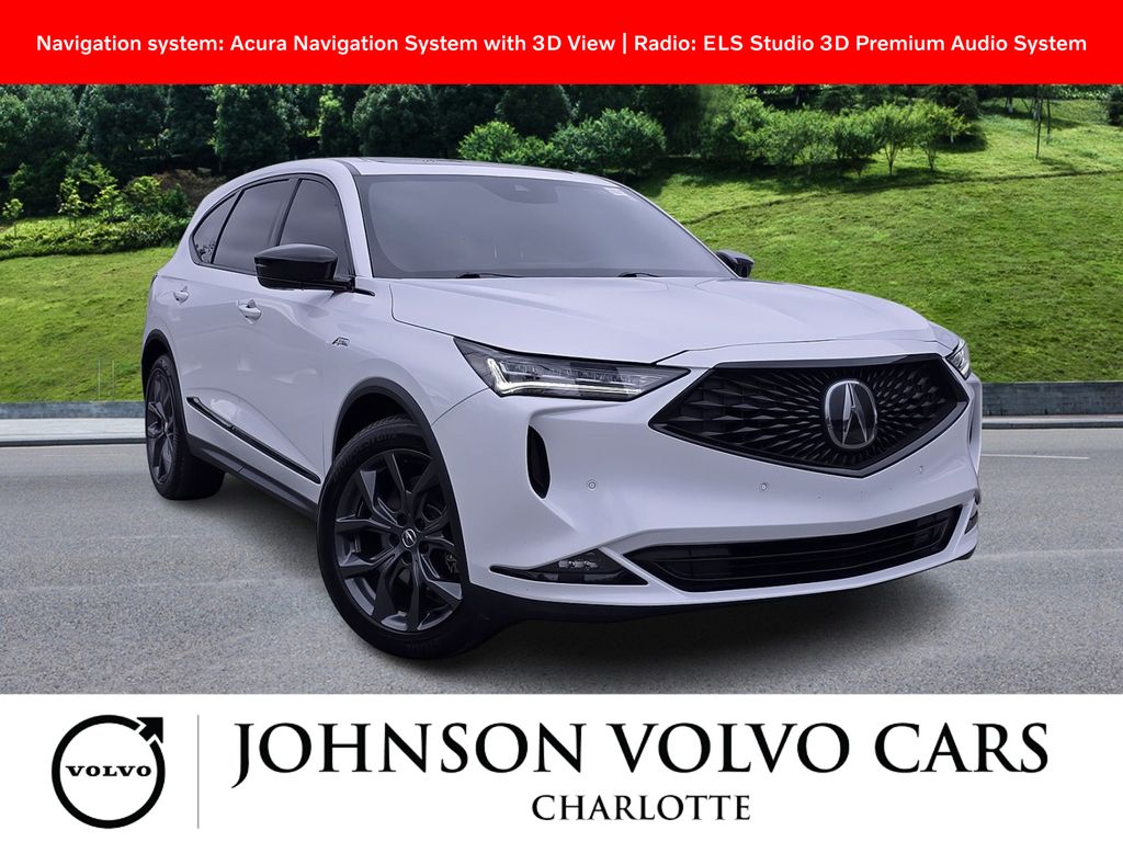 Platinum White Pearl 2022 Acura MDX SH-AWD with A-SPEC Package SUV / Crossover All-Wheel Drive Automatic