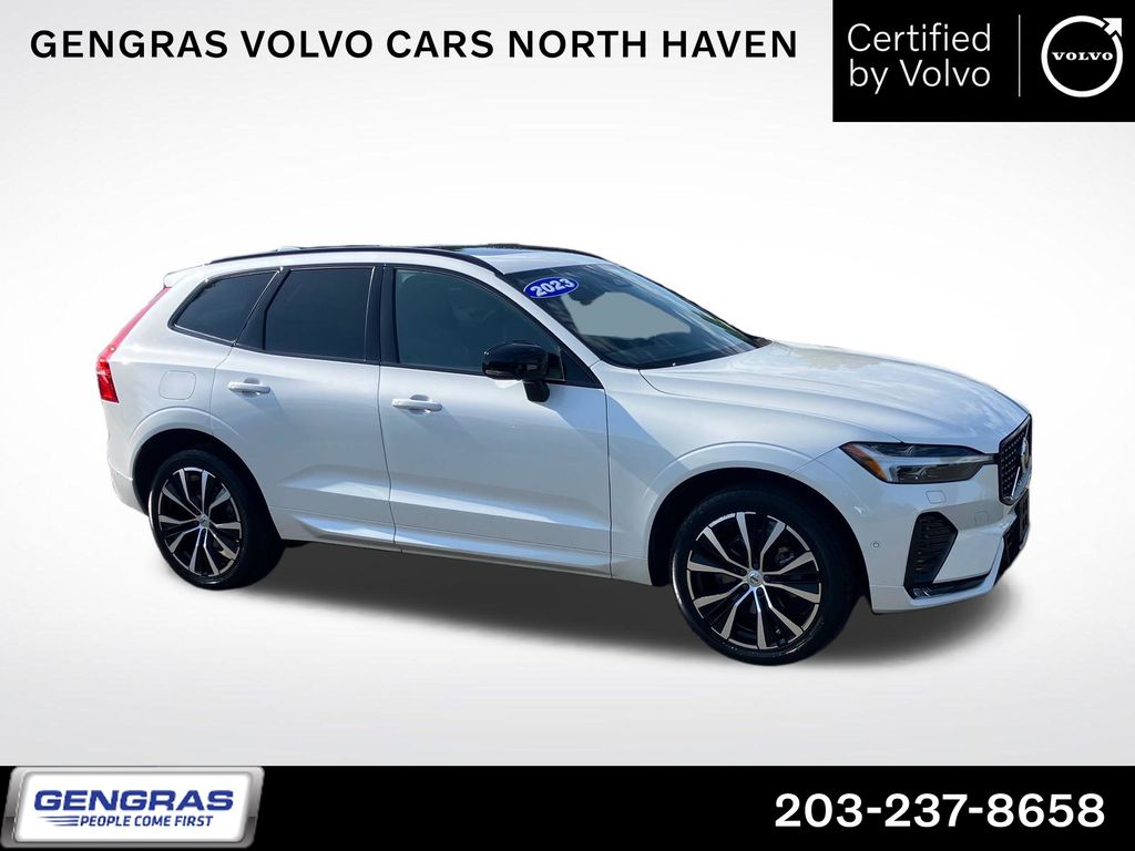 Crystal White Metallic 2023 Volvo XC60 SUV / Crossover All-Wheel Drive Automatic