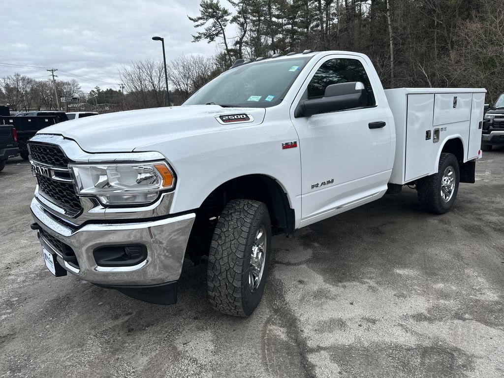 Bright White Clearcoat 2022 RAM 2500 Tradesman LB 4WD Pickup Truck Four-Wheel Drive 8-Speed Automatic