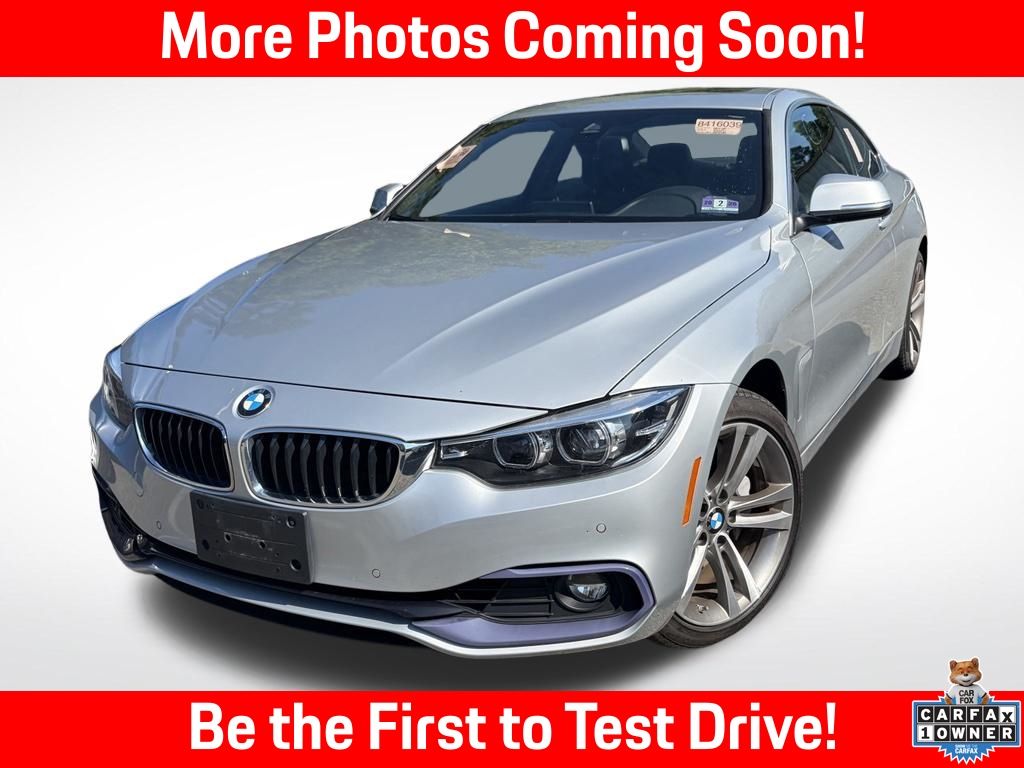 Glacier Silver Metallic 2019 BMW 4 Series Coupe All-Wheel Drive 8-Speed Automatic