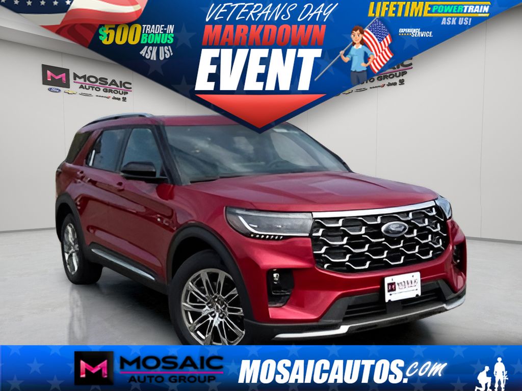 New 2025 Ford Explorer Platinum SUVs