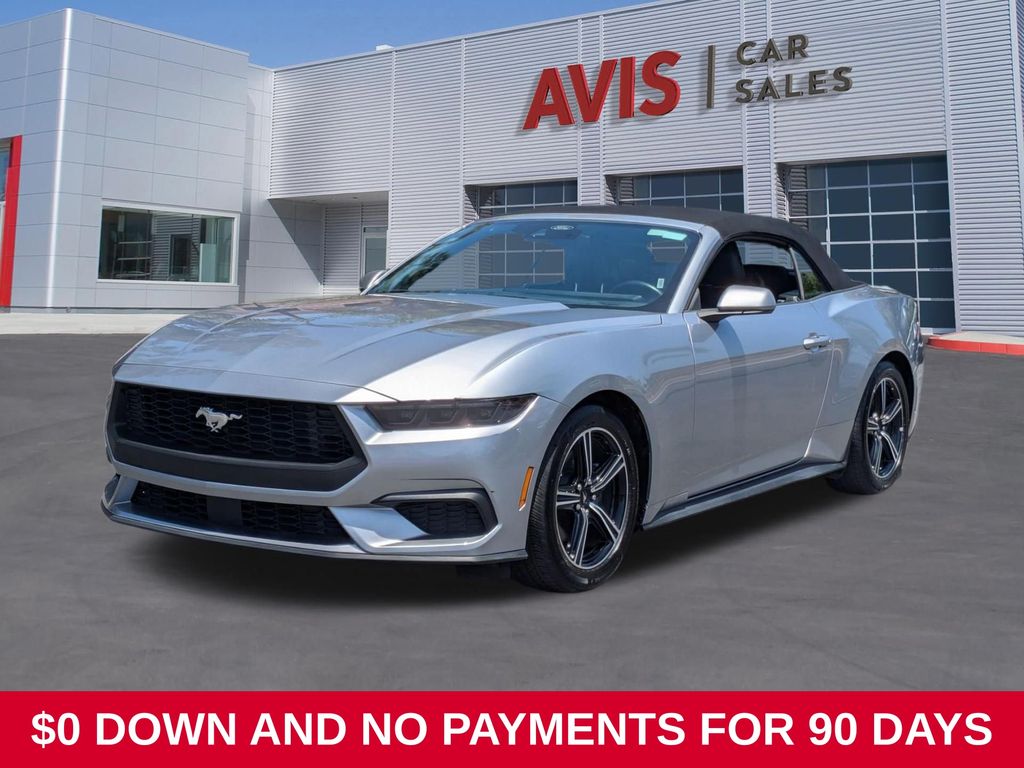 Silver 2025 Ford Mustang Convertible Rear-Wheel Drive Automatic