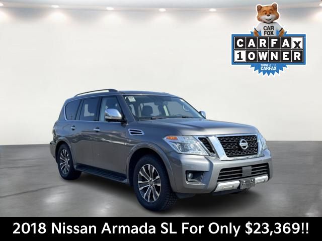 Gray (Gun Metallic) 2018 Nissan Armada SL 4WD SUV / Crossover Four-Wheel Drive 7-Speed Automatic