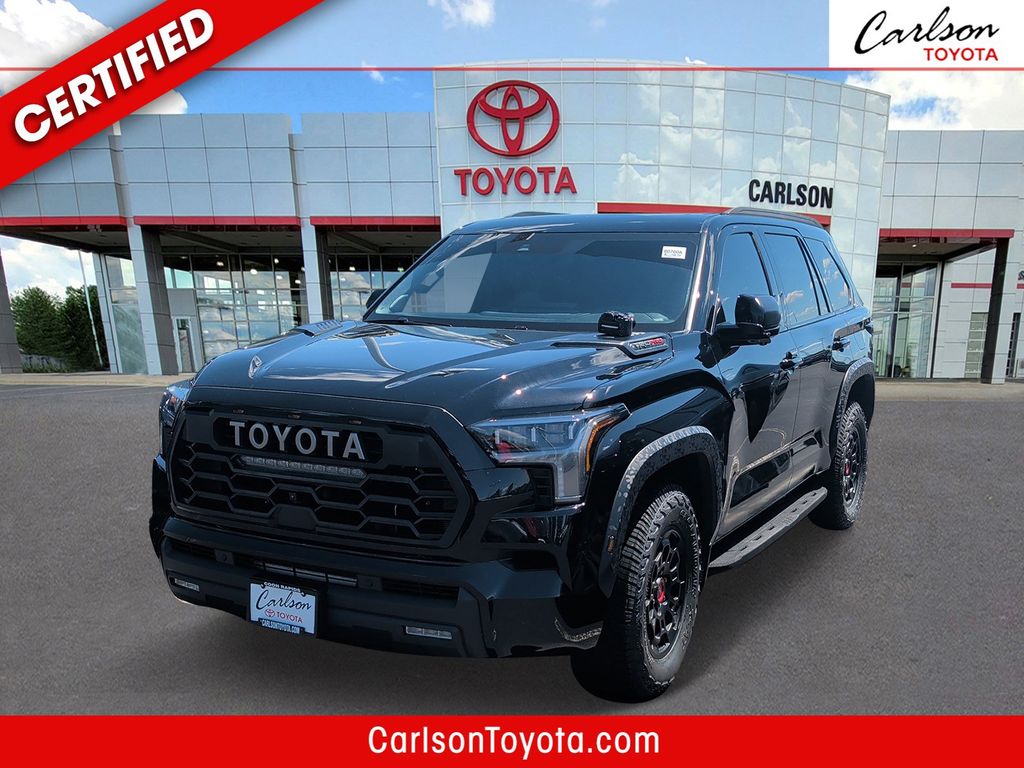 Midnight Black Metallic 2024 Toyota Sequoia TRD Pro 4WD SUV / Crossover Four-Wheel Drive Automatic